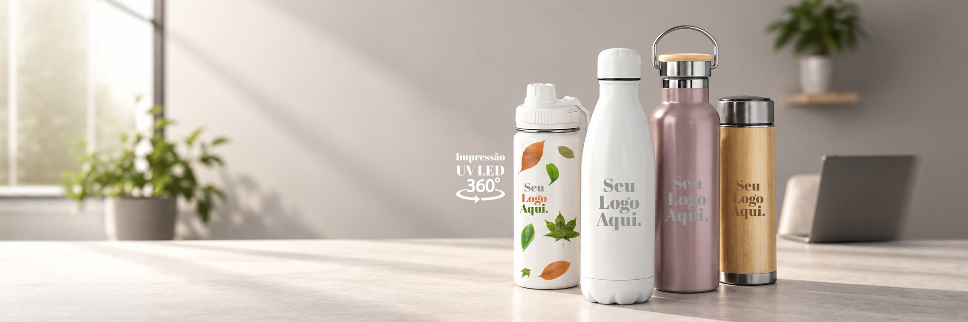 Garrafas e squeezes personalizados em Jundiaí